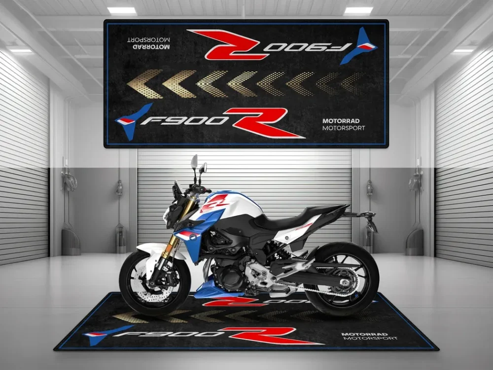 Track Bike Motorcycles Floor Mat, Custom Name Garage Mat CAR493101225681 - Image 7