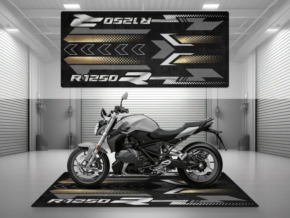Street Racer Motorcycles Floor Mat, Stylish Motorcycle Pit Pad CAR493101225682 - Image 2