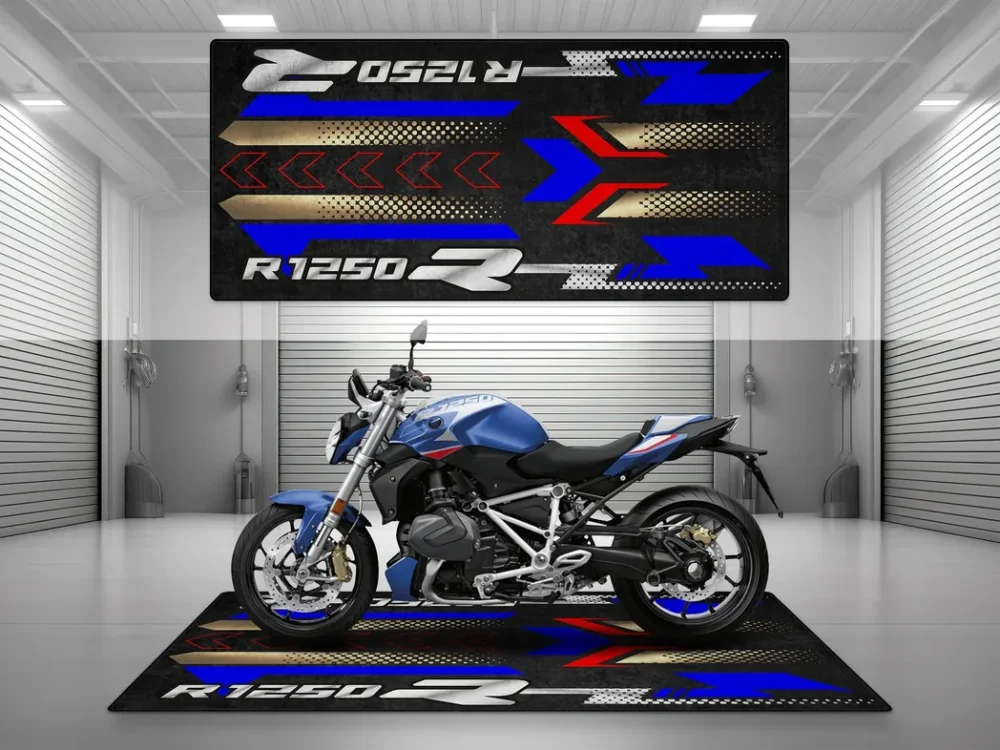 Street Racer Motorcycles Floor Mat, Stylish Motorcycle Pit Pad CAR493101225682 - Image 7