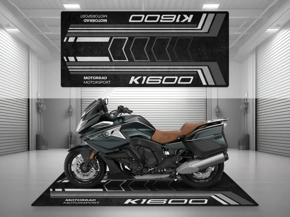 Performance Ride Motorcycles Floor Mat, Custom Biker Garage Display Mat CAR493101225684 - Image 2