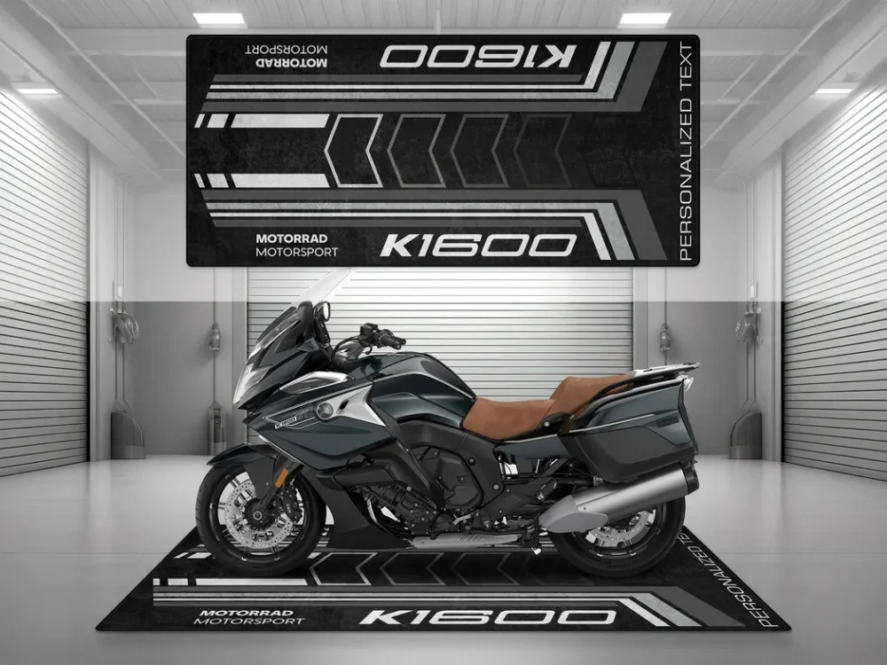 Performance Ride Motorcycles Floor Mat, Custom Biker Garage Display Mat CAR493101225684 - Image 3