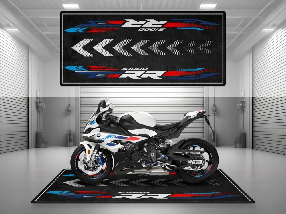 Road Rocket Motorcycles Floor Mat, Personalized Garage Floor Decor CAR493101225685 - Image 9