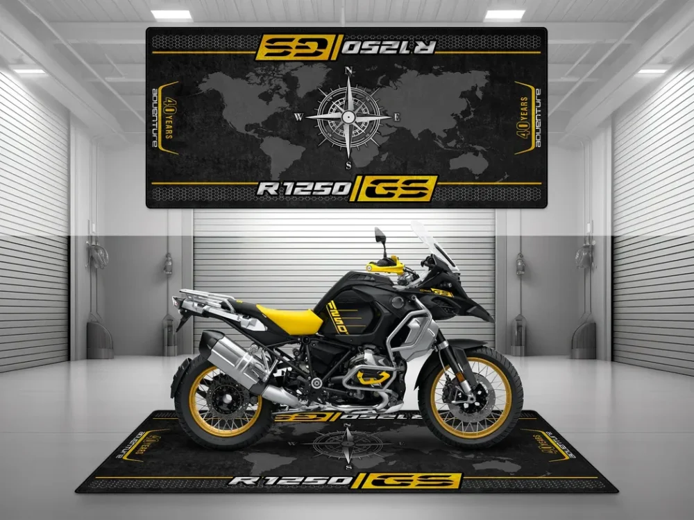 Racing Build Motorcycles Floor Mat, Custom Rider Garage Mat CAR493101225687 - Image 2