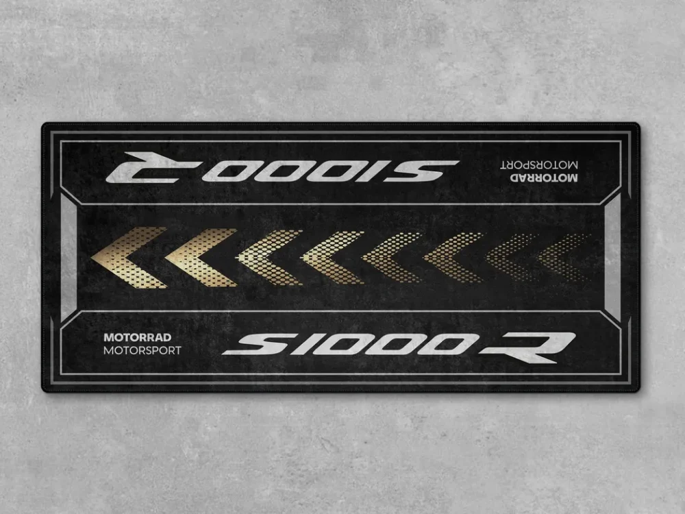 Hand-Built Machine Motorcycles Floor Mat, Non-Slip Garage Mat for Riders CAR493101225689