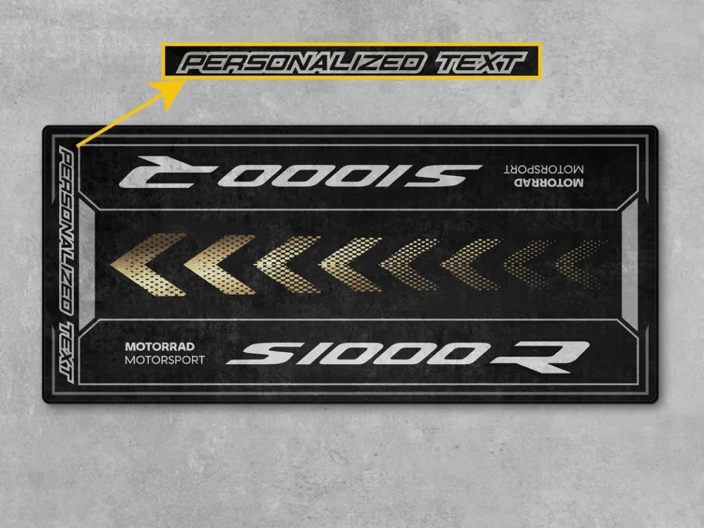 Hand-Built Machine Motorcycles Floor Mat, Non-Slip Garage Mat for Riders CAR493101225689 - Image 4