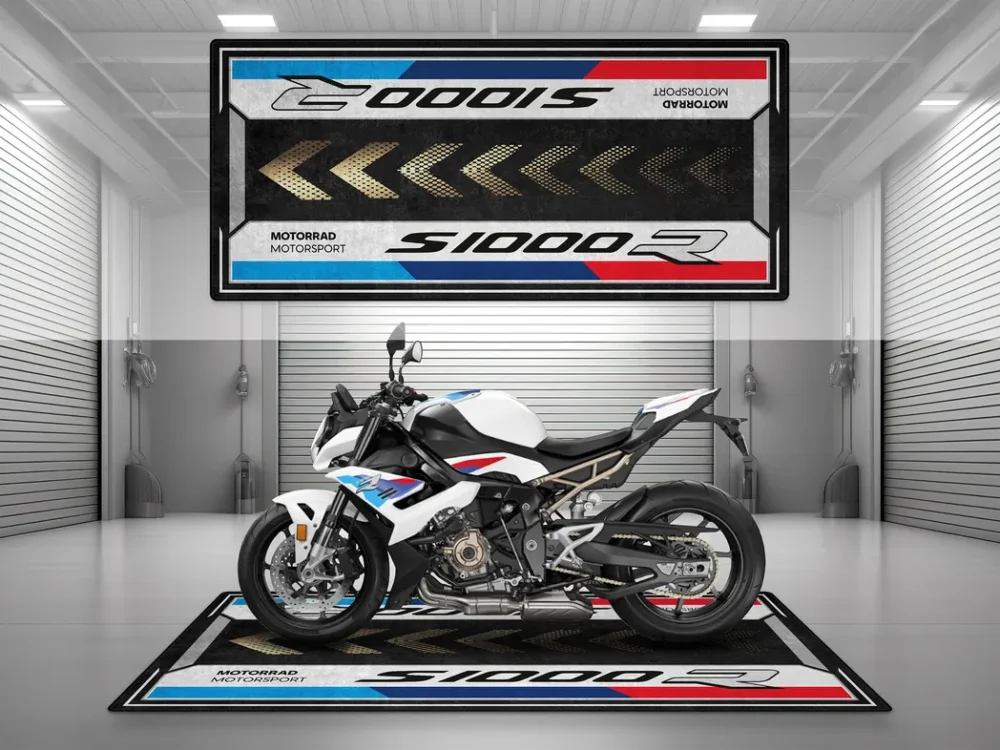 Hand-Built Machine Motorcycles Floor Mat, Non-Slip Garage Mat for Riders CAR493101225689 - Image 7
