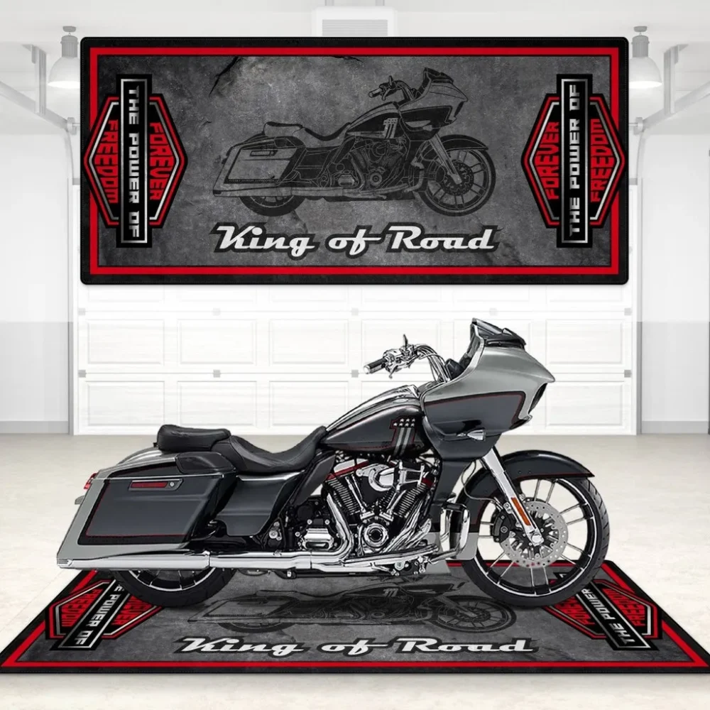 Freedom Ride Motorcycle Floor Mat, Custom Floor Mat for Riders CAR496101125103 - Image 3