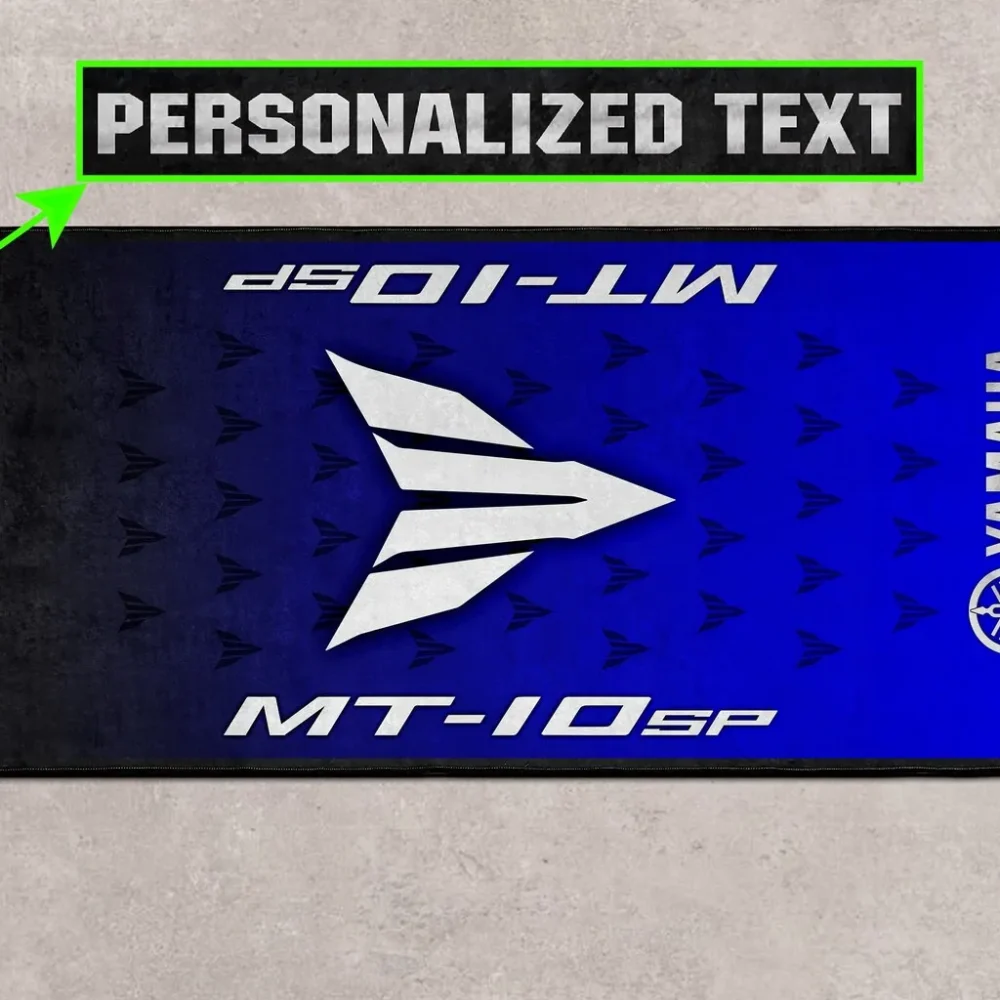 Moto Spirit Ride Motorcycle Floor Mat, Custom Biker Garage Display Mat CAR496101125110 - Image 2