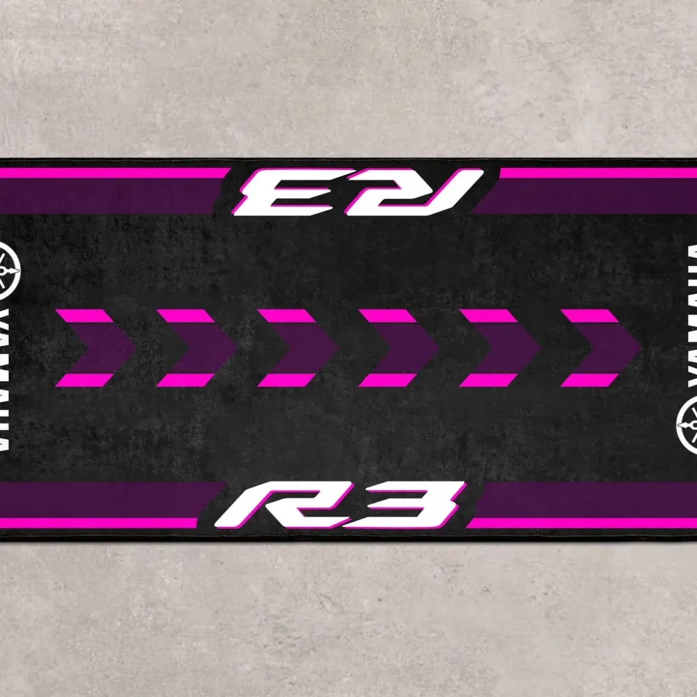 Speed Demon Motorcycle Floor Mat, Custom Rider Garage Mat CAR496101125113