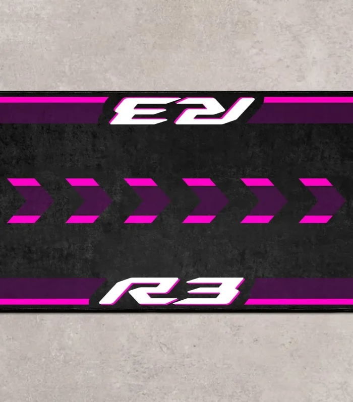 Speed Demon Motorcycle Floor Mat, Custom Rider Garage Mat CAR496101125113