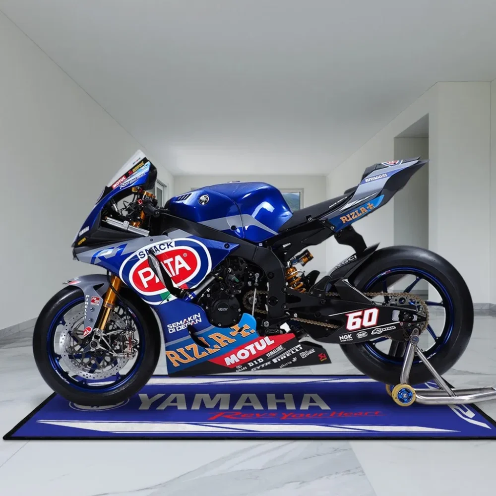Race-Ready Machine Motorcycle Floor Mat, Washable Motorcycle Floor Pad CAR496101125114 - Image 5