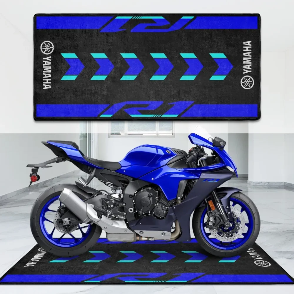 Street Racer Motorcycle Floor Mat, Non-Slip Garage Mat for Riders CAR496101125115 - Image 3