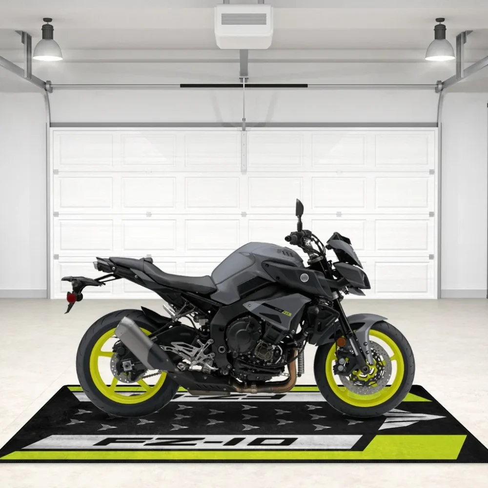 Asphalt Shredder Motorcycle Floor Mat, Personalized Biker Garage Accessory CAR496101125117 - Image 5
