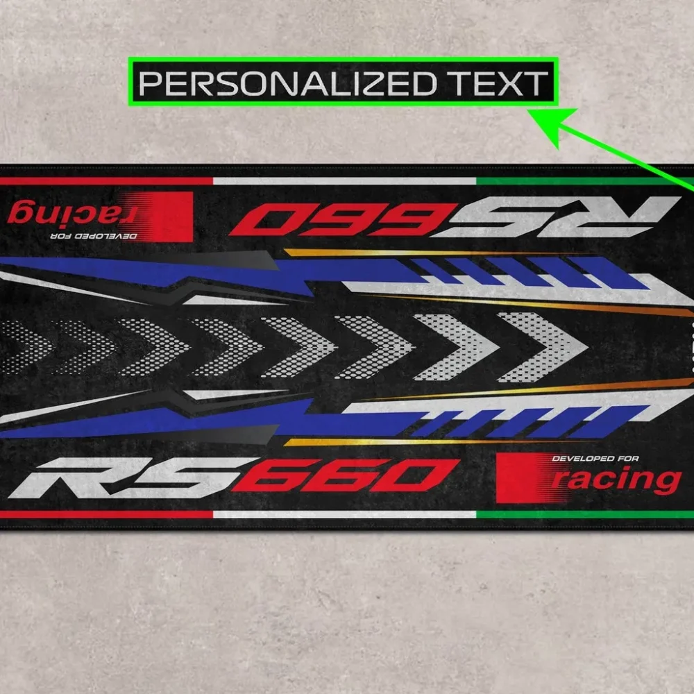 Custom Garage Build Motorcycle Floor Mat, Durable Non-Slip Rider Mat CAR496101125124 - Image 2