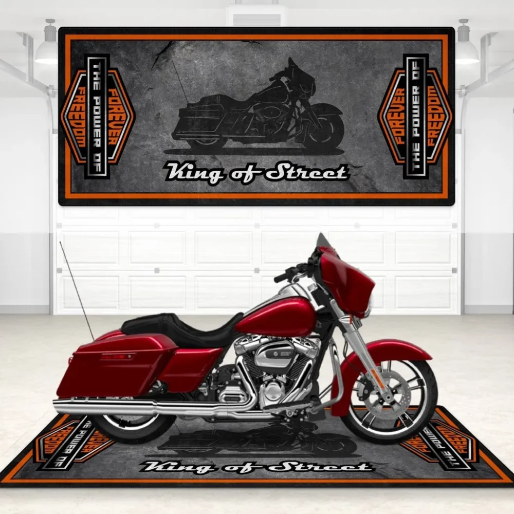Builder's Pride Motorcycle Floor Mat, Stylish Garage Floor Protector CAR496101125128 - Image 3