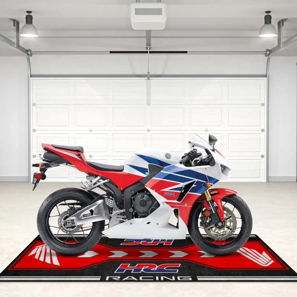 Workshop Ride Motorcycle Floor Mat, Custom Motorcycle Garage Pit Mat CAR496101125129 - Image 5