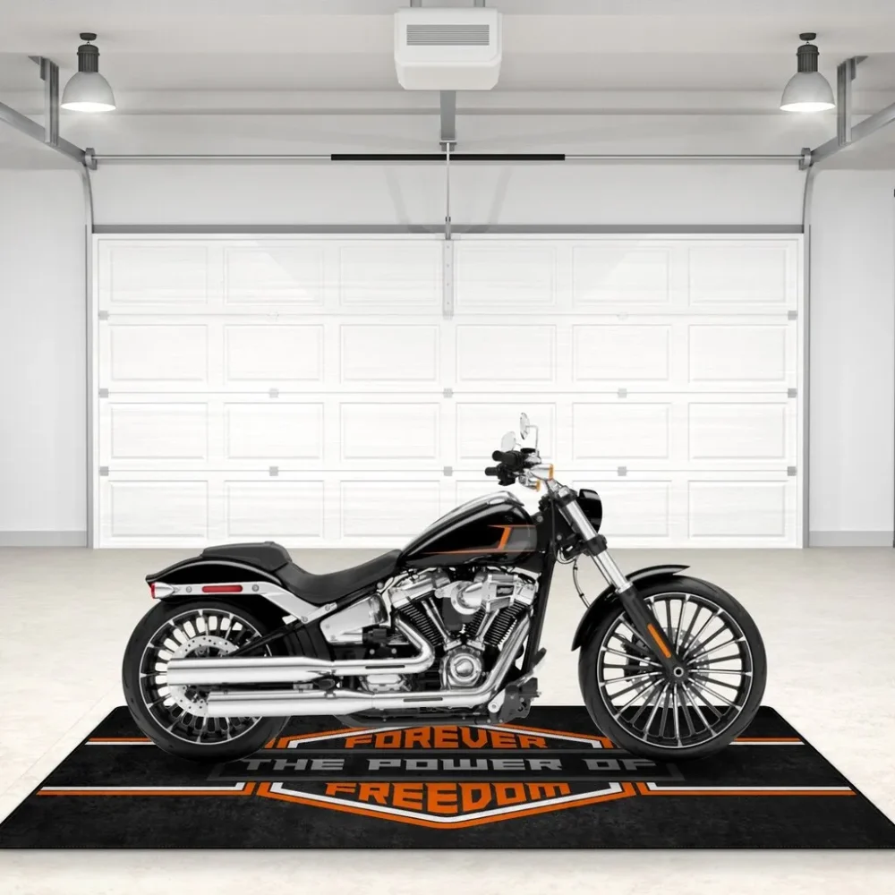 Cross-Country Rider Motorcycle Floor Mat, Stylish Motorcycle Pit Pad CAR496101125136 - Image 4