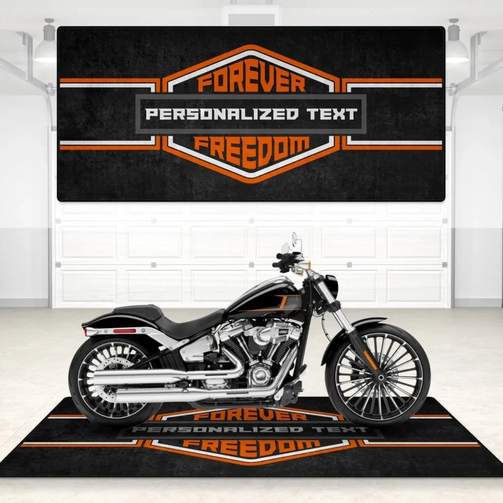 Cross-Country Rider Motorcycle Floor Mat, Stylish Motorcycle Pit Pad CAR496101125136 - Image 5