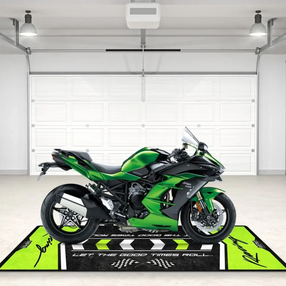 Wild Terrain Ride Motorcycle Floor Mat, Motorcycle Workshop Pit Mat CAR496101125140 - Image 5