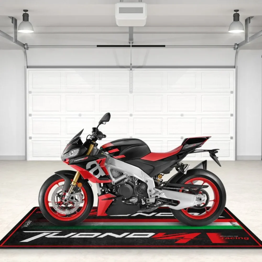 Highway Nomad Motorcycle Floor Mat, Custom Rider Garage Mat CAR496101125141 - Image 5