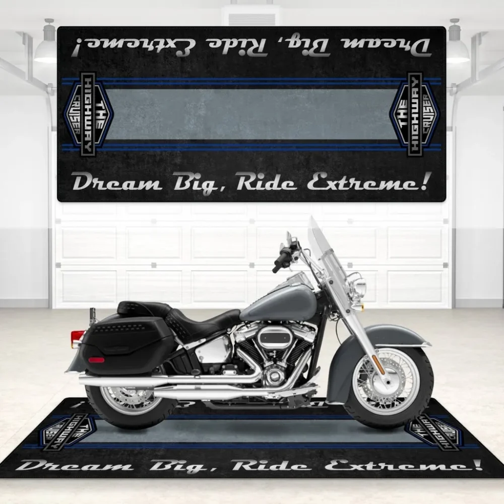 Gearhead Ride Motorcycle Floor Mat, Motorcycle Floor Mat Gift Idea CAR496101125146 - Image 3
