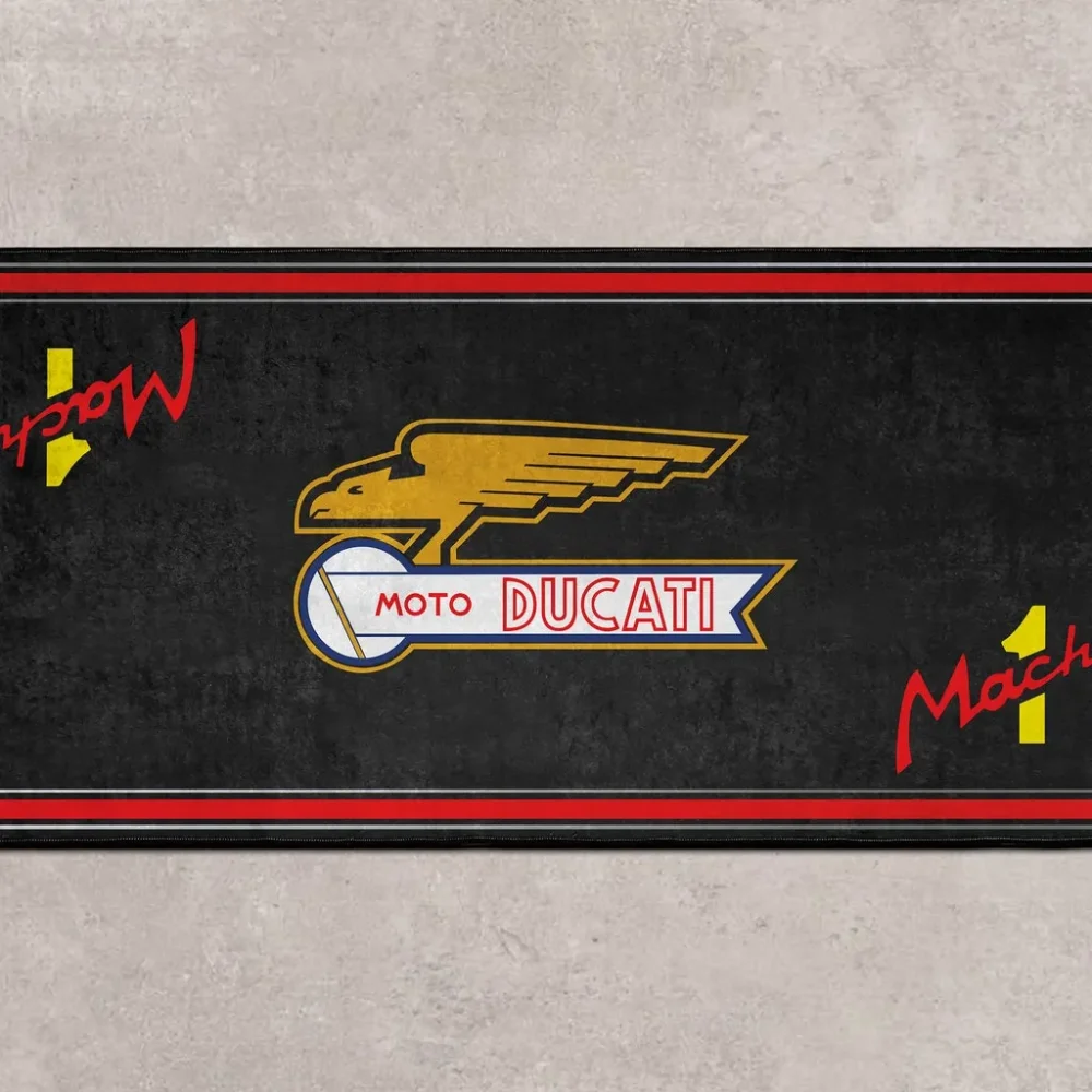 Iron Spirit Motorcycle Floor Mat, Premium Pit Mat for Riders CAR496101125147