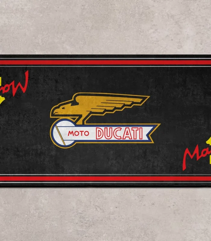 Iron Spirit Motorcycle Floor Mat, Premium Pit Mat for Riders CAR496101125147