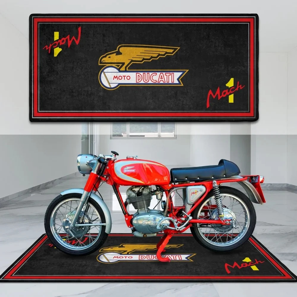 Iron Spirit Motorcycle Floor Mat, Premium Pit Mat for Riders CAR496101125147 - Image 3