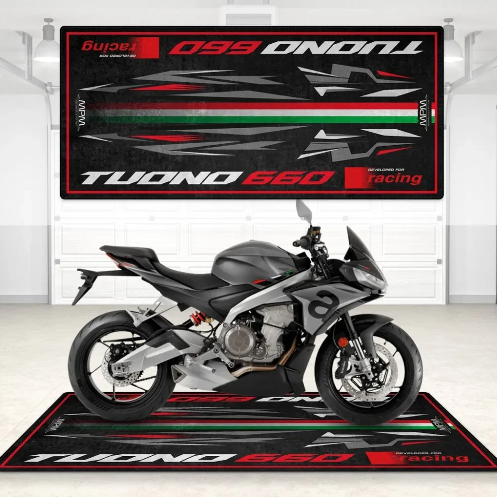 Steel Horse Motorcycle Floor Mat, Custom Motorcycle Floor Display Mat CAR496101125149 - Image 3