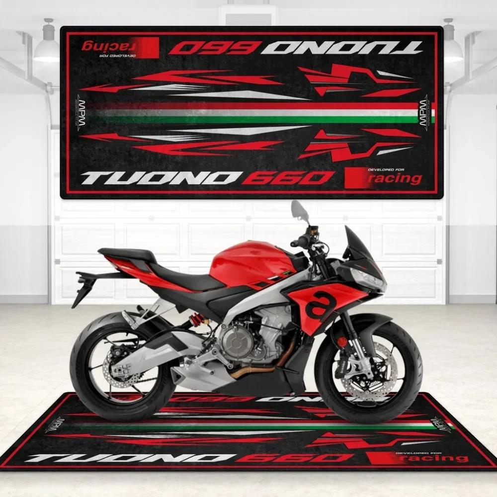 Steel Horse Motorcycle Floor Mat, Custom Motorcycle Floor Display Mat CAR496101125149 - Image 4