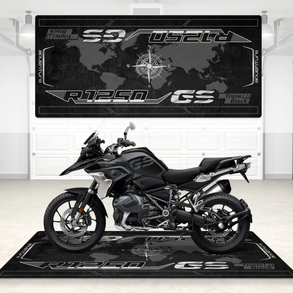 Road Rebel Motorcycle Floor Mat, Durable Non-Slip Rider Mat CAR496101125150 - Image 3