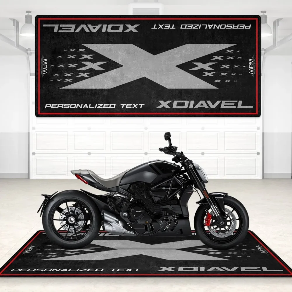 Asphalt Spirit Motorcycle Floor Mat, Personalized Pit Mat for Bikers CAR496101125154 - Image 6