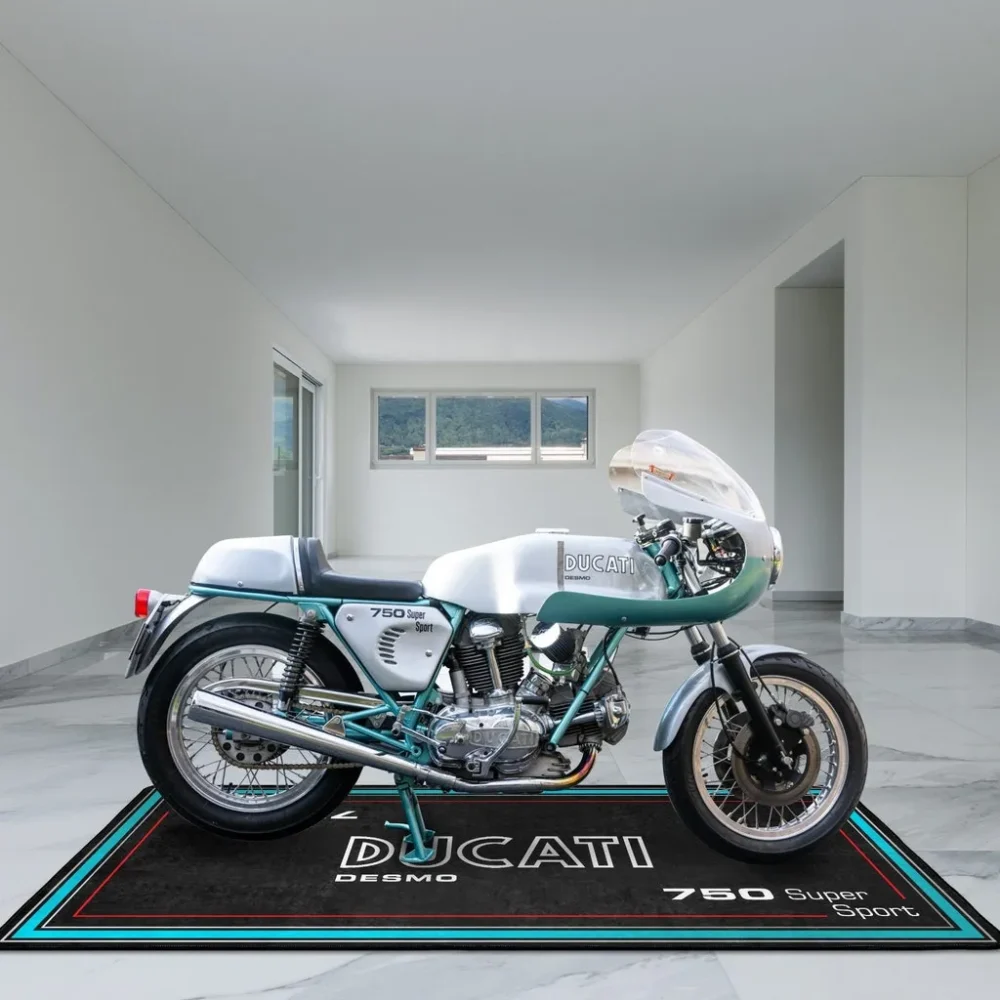 Thunder Road Machine Motorcycle Floor Mat, Stylish Garage Floor Protector CAR496101125155 - Image 5