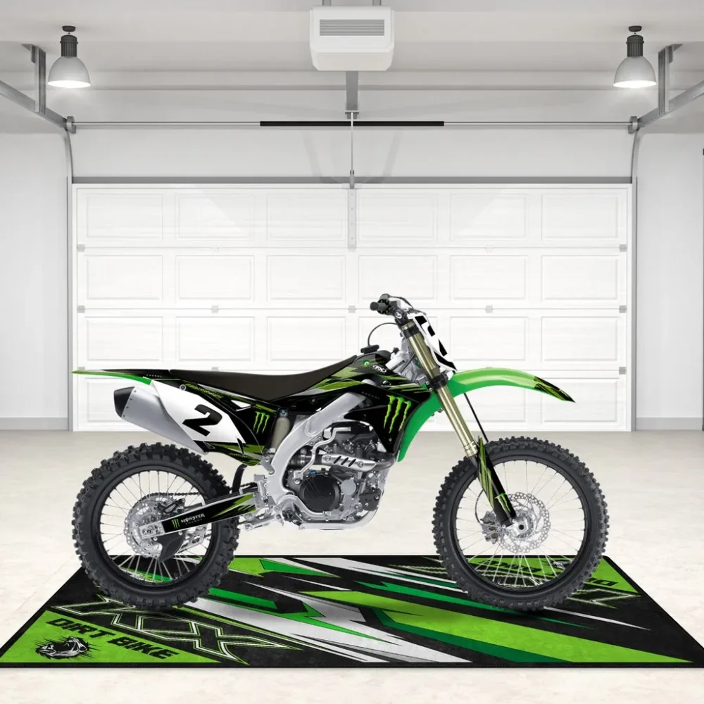 Weekend Cruiser Motorcycle Floor Mat, Personalized Biker Pit Mat CAR496101125160 - Image 5