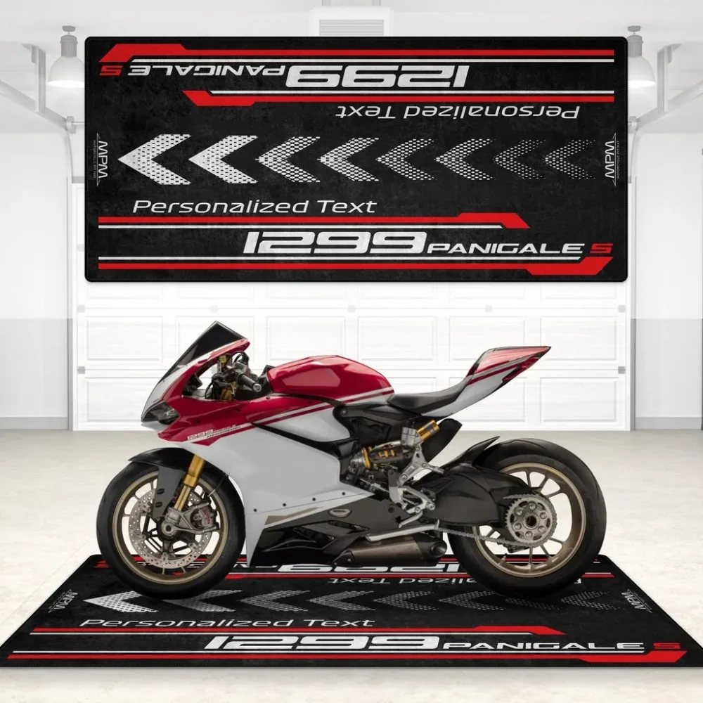 Road Warrior Ride Motorcycle Floor Mat, Custom Name Garage Mat CAR496101125162 - Image 6