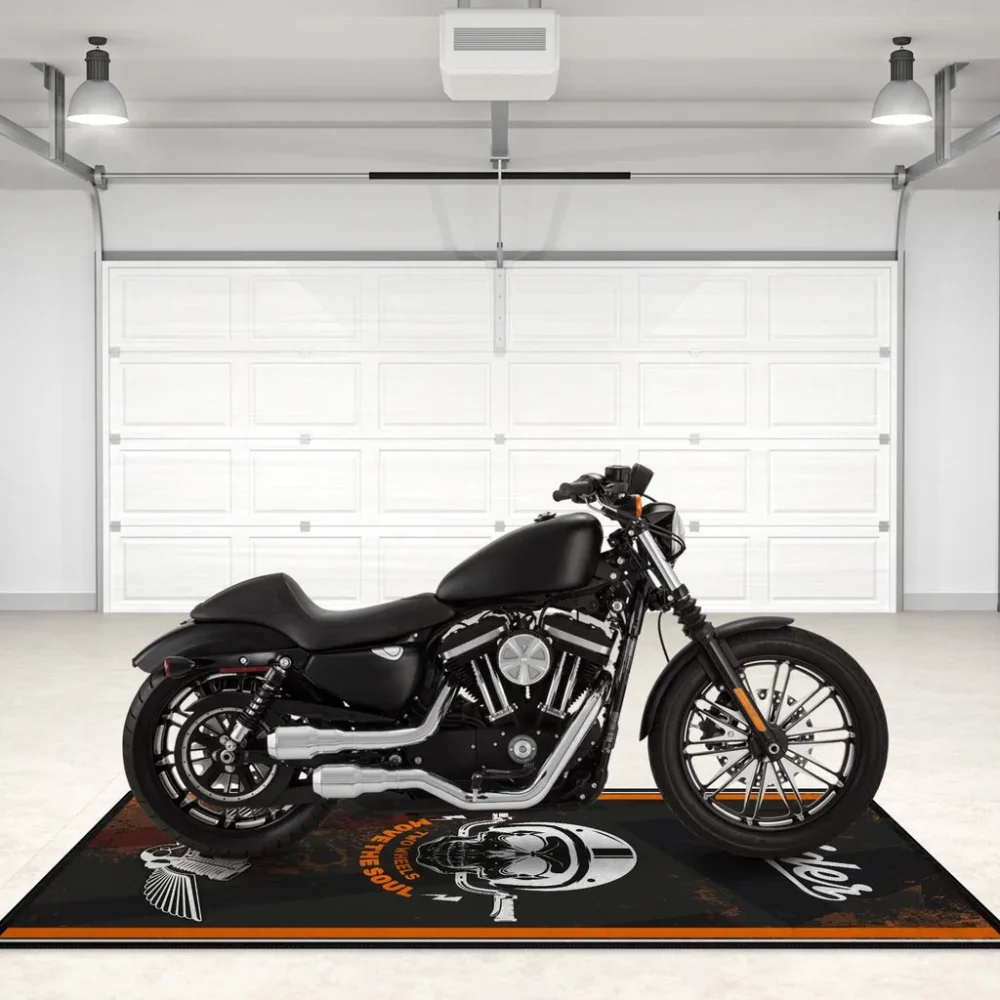Street Legend Motorcycle Floor Mat, Stylish Motorcycle Pit Pad CAR496101125163 - Image 5