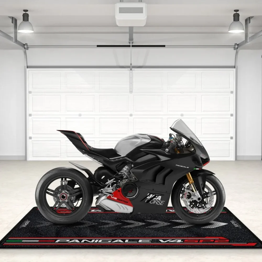 Race-Ready Machine Motorcycle Floor Mat, Washable Motorcycle Floor Pad CAR496101125169 - Image 5