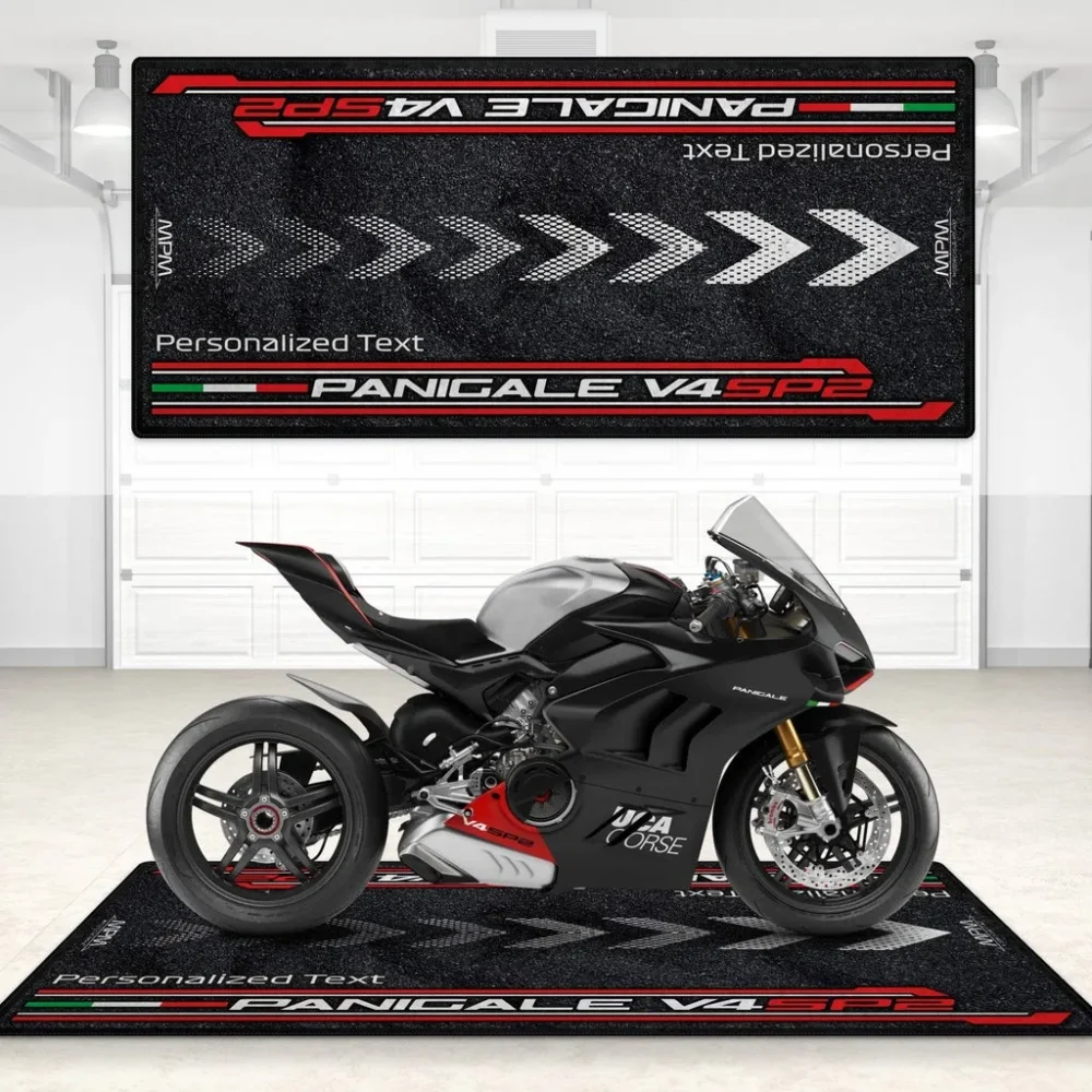 Race-Ready Machine Motorcycle Floor Mat, Washable Motorcycle Floor Pad CAR496101125169 - Image 6