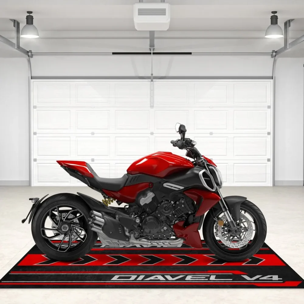 Street Racer Motorcycle Floor Mat, Non-Slip Garage Mat for Riders CAR496101125170 - Image 5