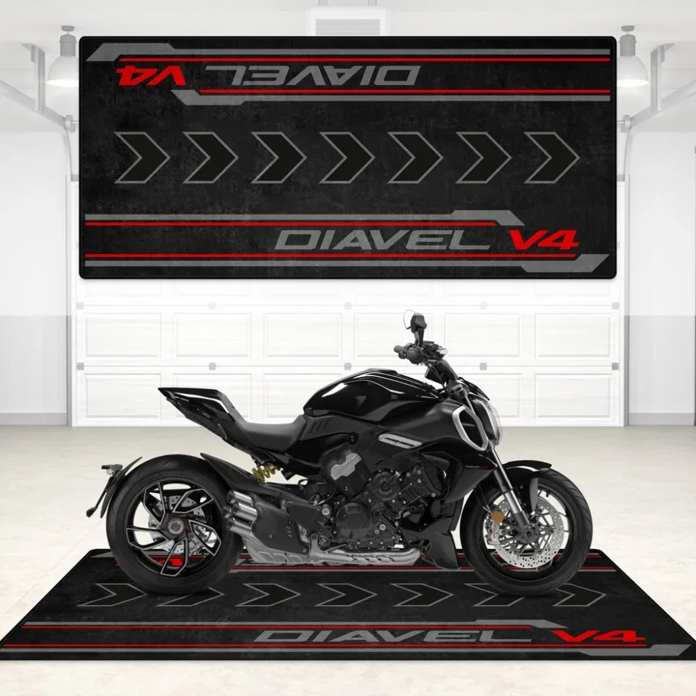 Street Racer Motorcycle Floor Mat, Non-Slip Garage Mat for Riders CAR496101125170 - Image 6