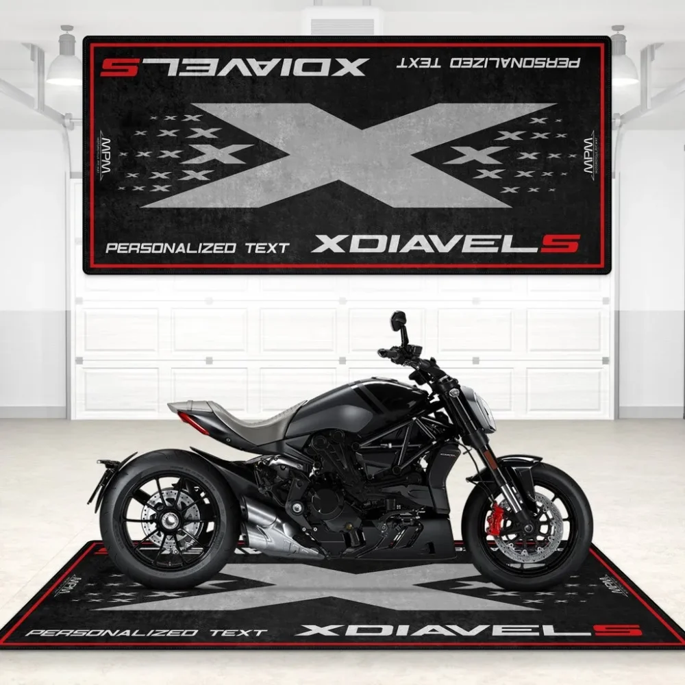 Torque Monster Motorcycle Floor Mat, Custom Motorcycle Parking Mat CAR496101125171 - Image 6
