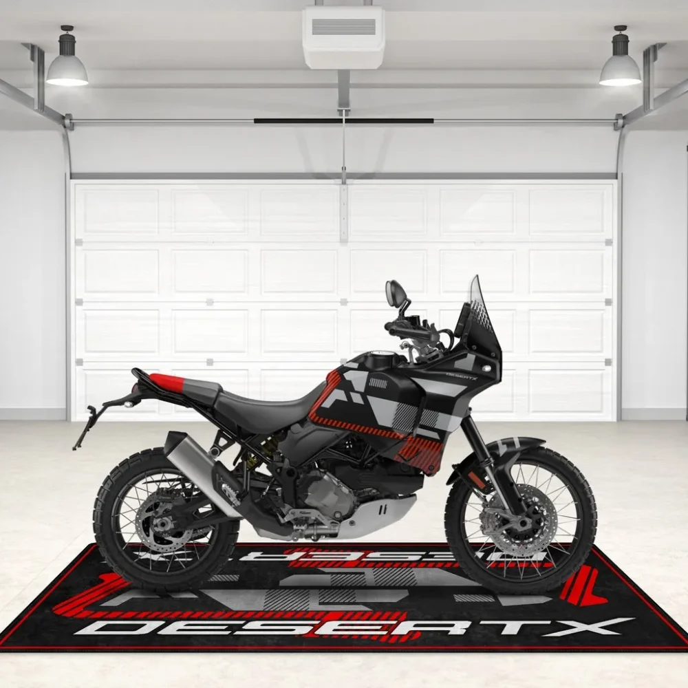 Asphalt Shredder Motorcycle Floor Mat, Personalized Biker Garage Accessory CAR496101125172 - Image 5