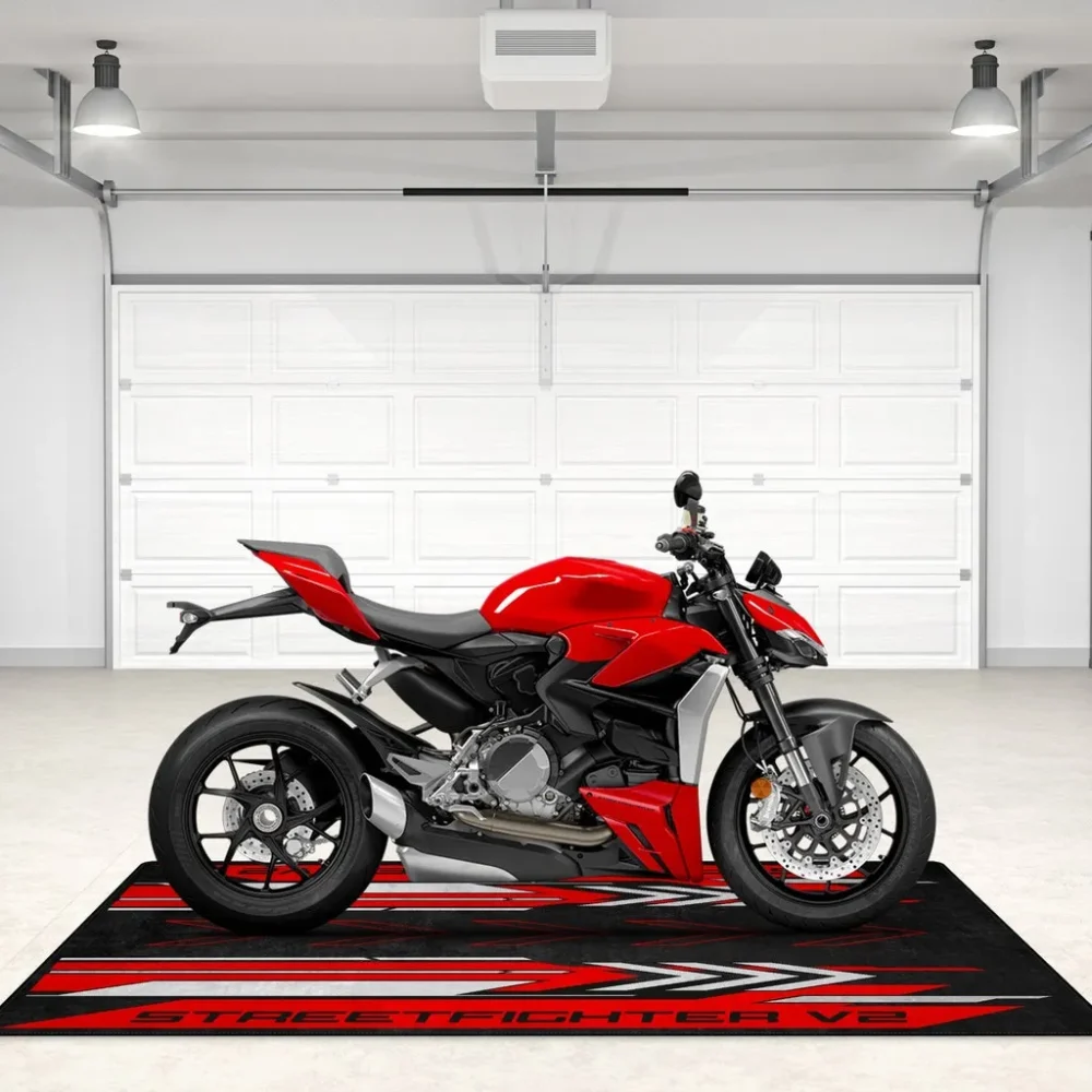 High-Octane Ride Motorcycle Floor Mat, Premium Pit Mat for Riders CAR496101125173 - Image 5