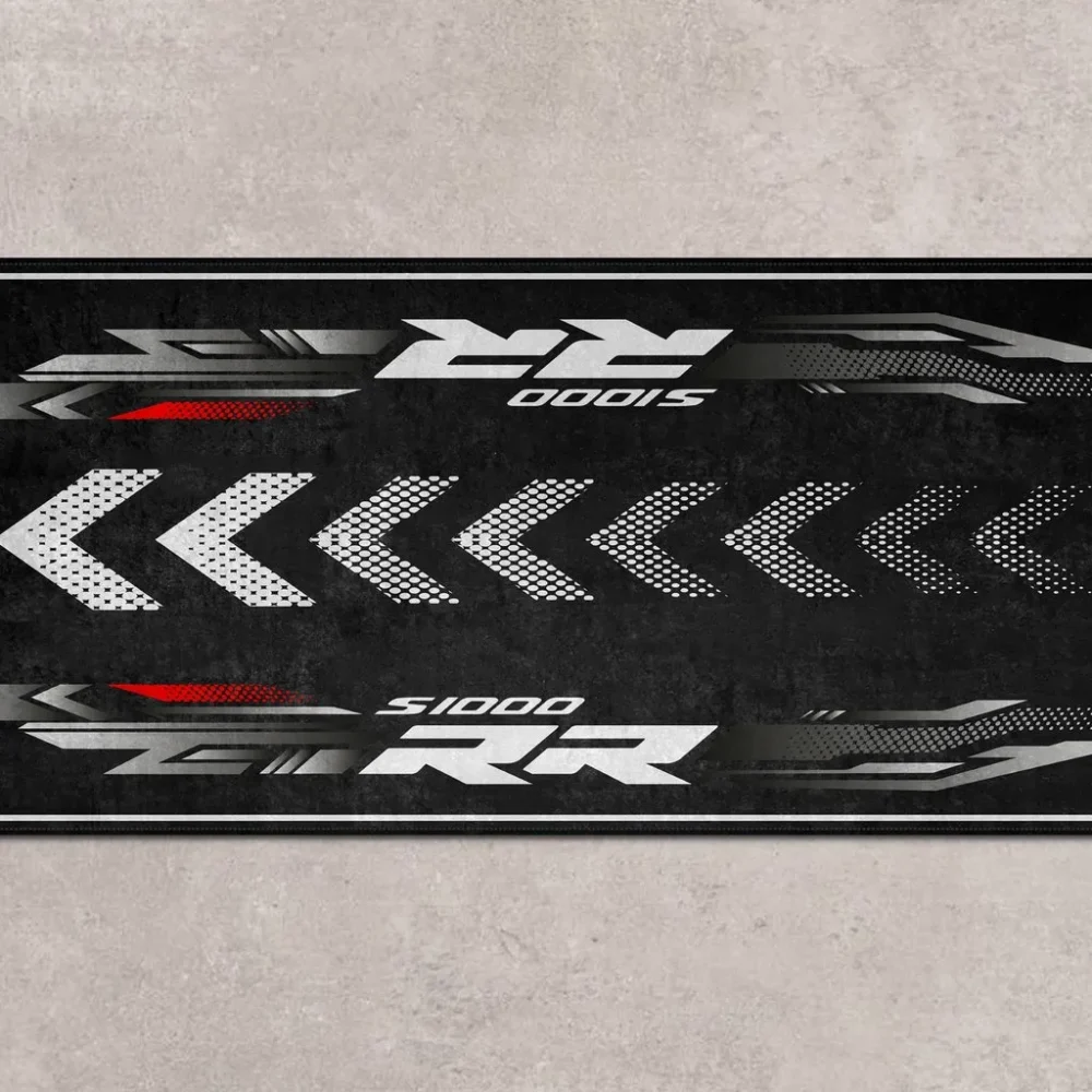 Custom Garage Build Motorcycle Floor Mat, Durable Non-Slip Rider Mat CAR496101125176