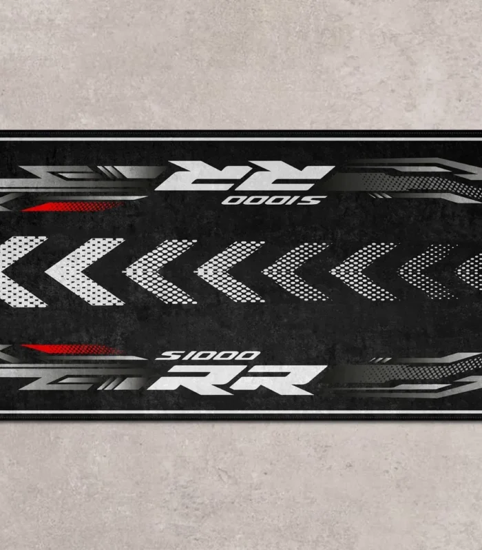 Custom Garage Build Motorcycle Floor Mat, Durable Non-Slip Rider Mat CAR496101125176
