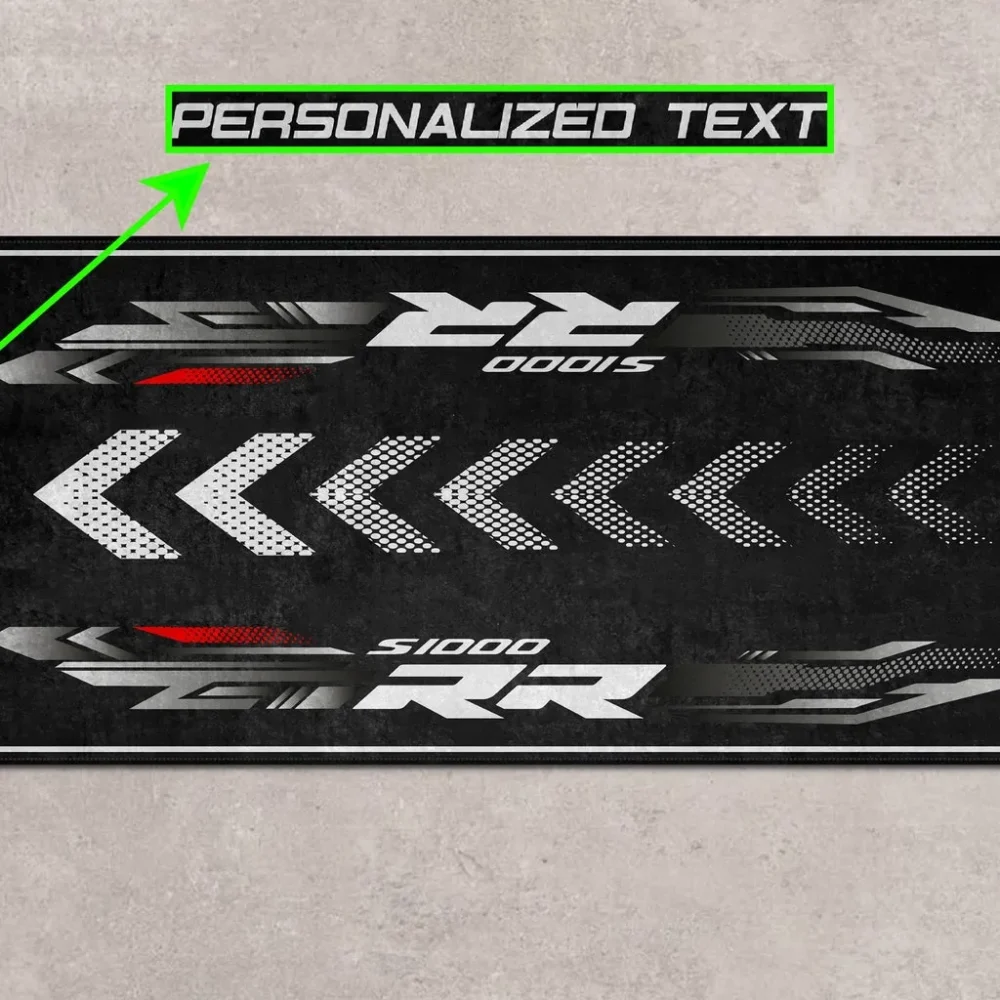 Custom Garage Build Motorcycle Floor Mat, Durable Non-Slip Rider Mat CAR496101125176 - Image 2