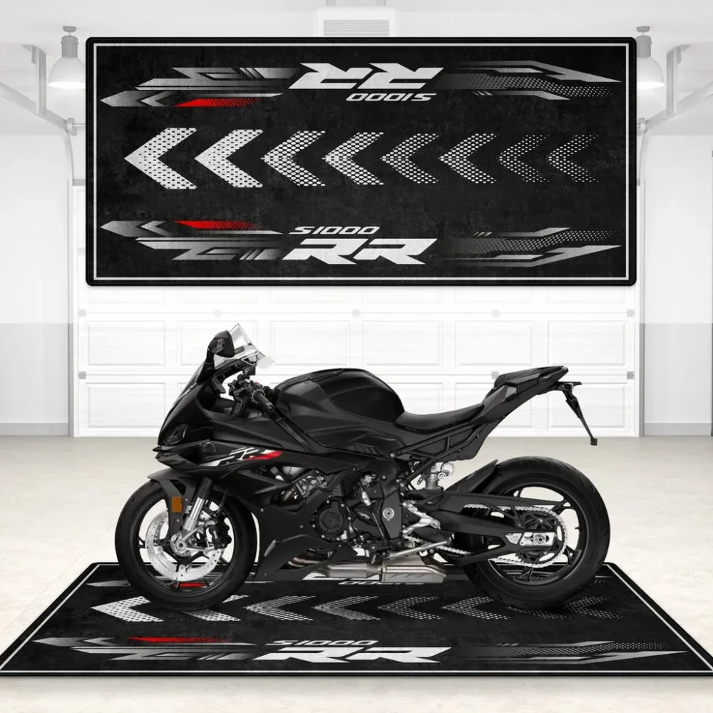 Custom Garage Build Motorcycle Floor Mat, Durable Non-Slip Rider Mat CAR496101125176 - Image 3