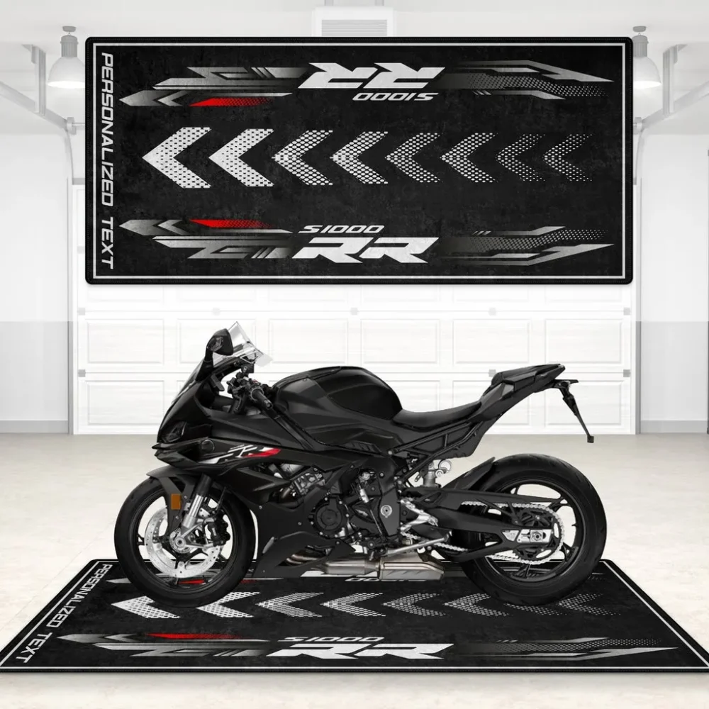 Custom Garage Build Motorcycle Floor Mat, Durable Non-Slip Rider Mat CAR496101125176 - Image 4