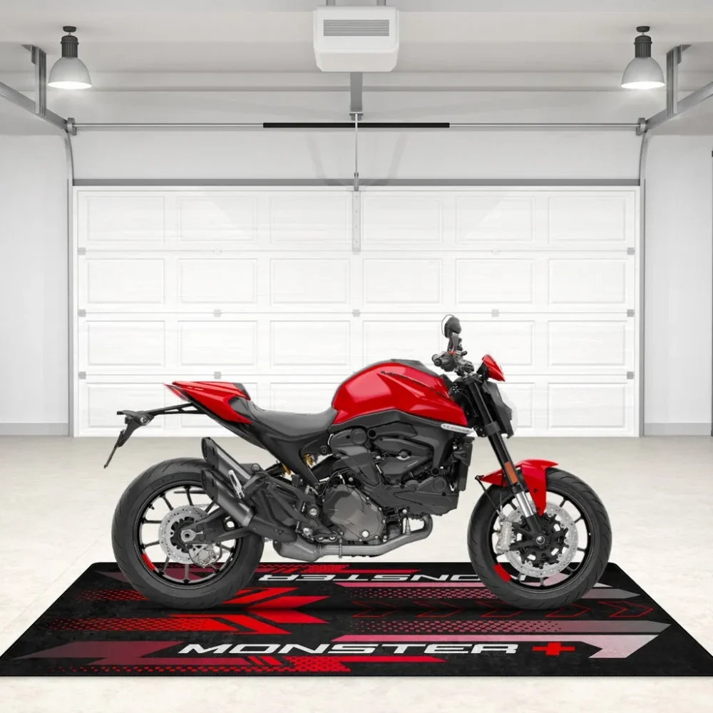 Street-Tuned Bike Motorcycle Floor Mat, Custom Garage Decor for Motorheads CAR496101125177 - Image 5