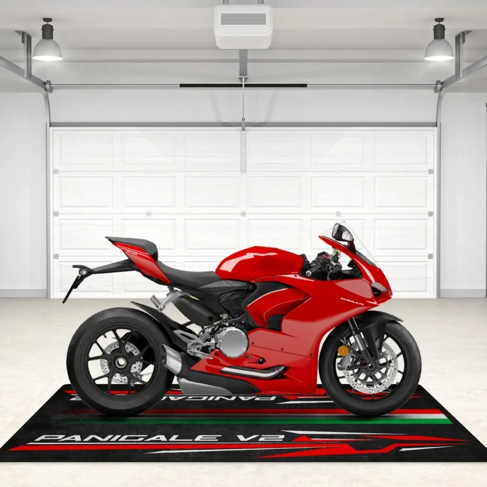 Workshop Ride Motorcycle Floor Mat, Custom Motorcycle Garage Pit Mat CAR496101125181 - Image 5